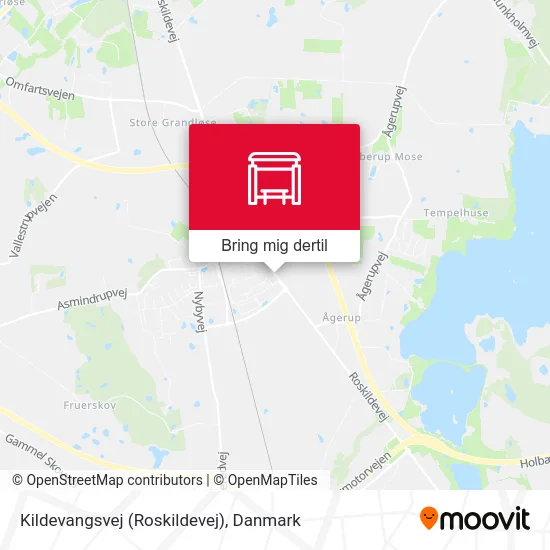 Kildevangsvej (Roskildevej) kort
