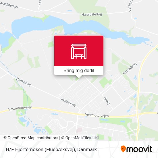 H/F Hjortemosen (Fluebæksvej) kort