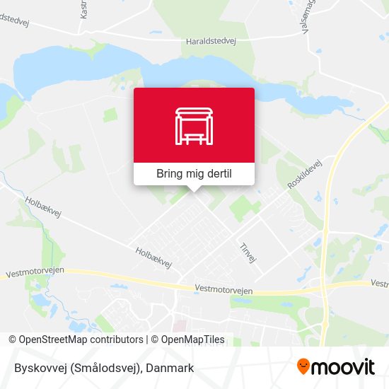 Byskovvej (Smålodsvej) kort