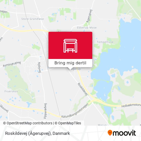 Roskildevej (Ågerupvej) kort