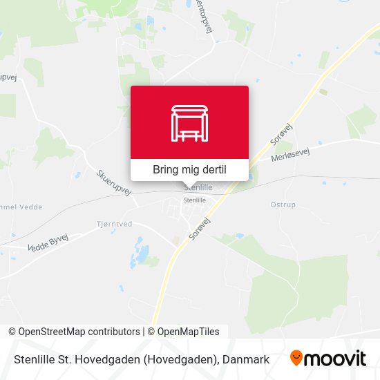 Stenlille St. Hovedgaden kort