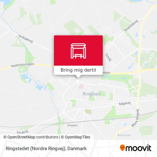 Ringstedet (Nordre Ringvej) kort