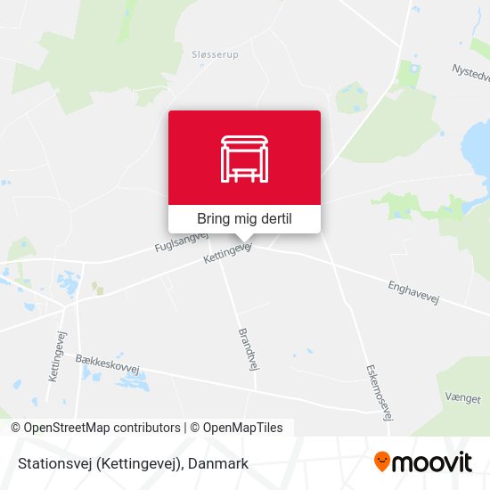 Stationsvej (Kettingevej) kort