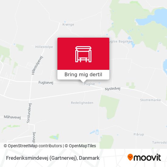 Frederiksmindevej (Gartnervej) kort