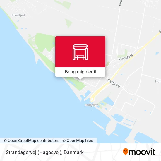 Strandagervej (Hagesvej) kort