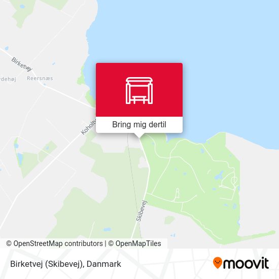 Birketvej (Skibevej) kort