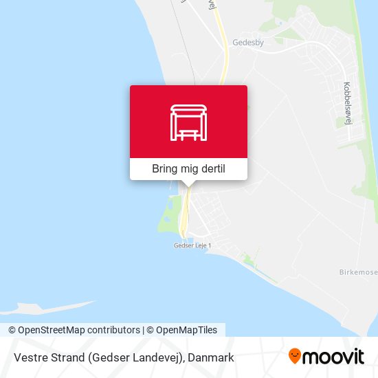 Vestre Strand (Gedser Landevej) kort