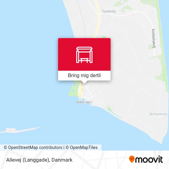 Allevej (Langgade) kort