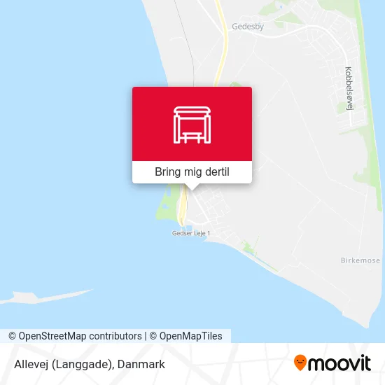 Allevej (Langgade) kort