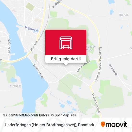 Underføringen (Holger Brodthagensvej) kort