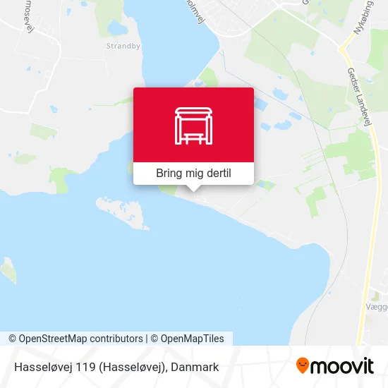 Hasseløvej 119 kort