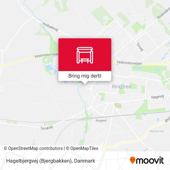 Hagelbjergvej (Bjergbakken) kort