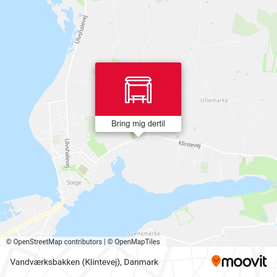 Vandværksbakken (Klintevej) kort
