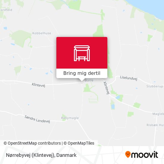 Nørrebyvej (Klintevej) kort