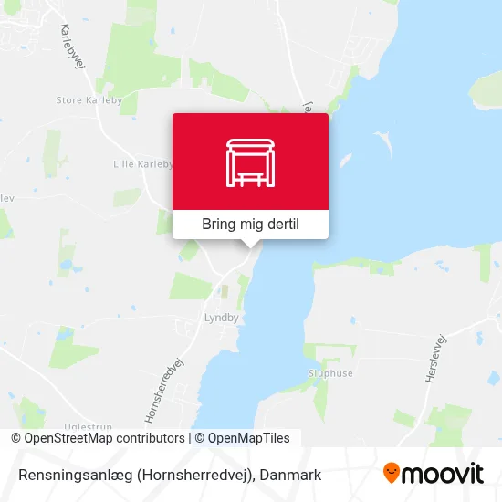 Rensningsanlæg (Hornsherredvej) kort