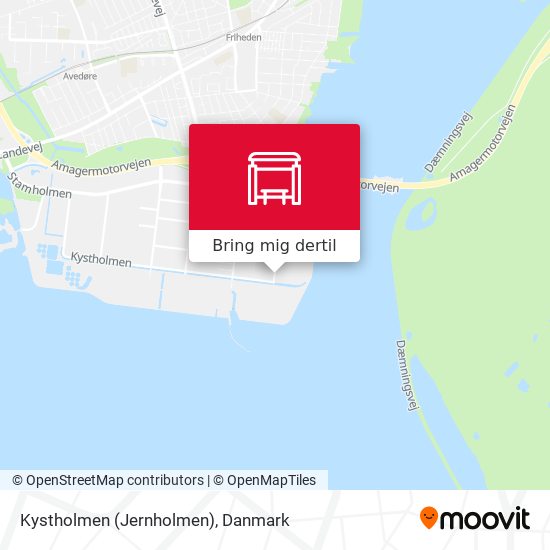 Kystholmen (Jernholmen) kort