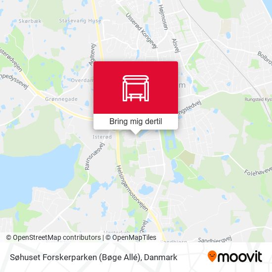 Søhuset Forskerparken (Bøge Allé) kort