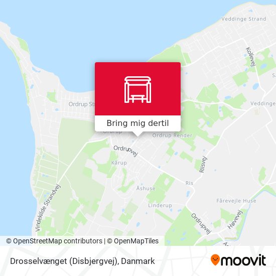 Drosselvænget (Disbjergvej) kort