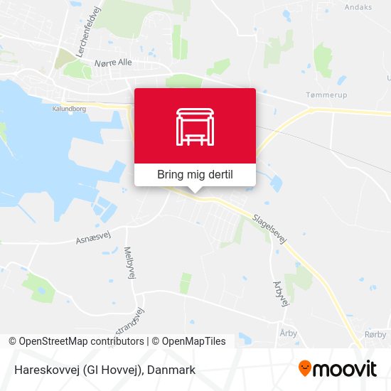 Hareskovvej (Gl Hovvej) kort