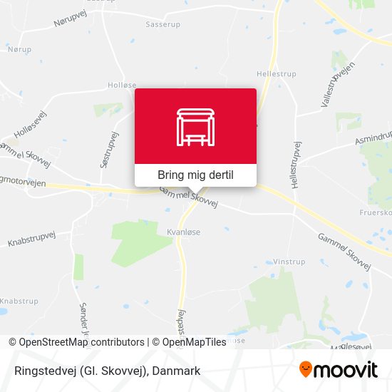 Ringstedvej (Gl. Skovvej) kort