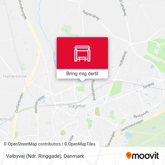 Valbyvej (Ndr. Ringgade) kort