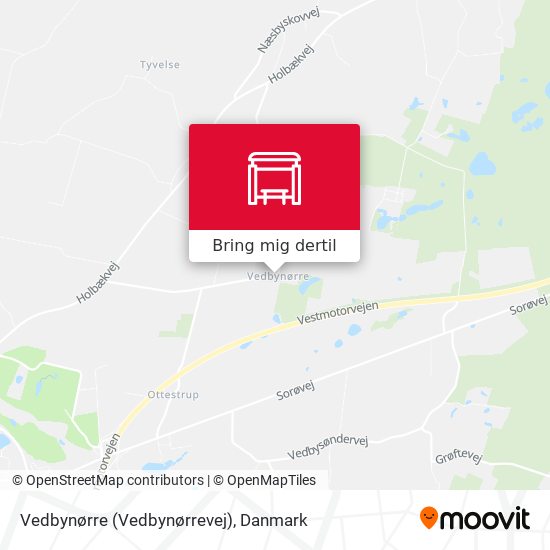 Vedbynørre (Vedbynørrevej) kort