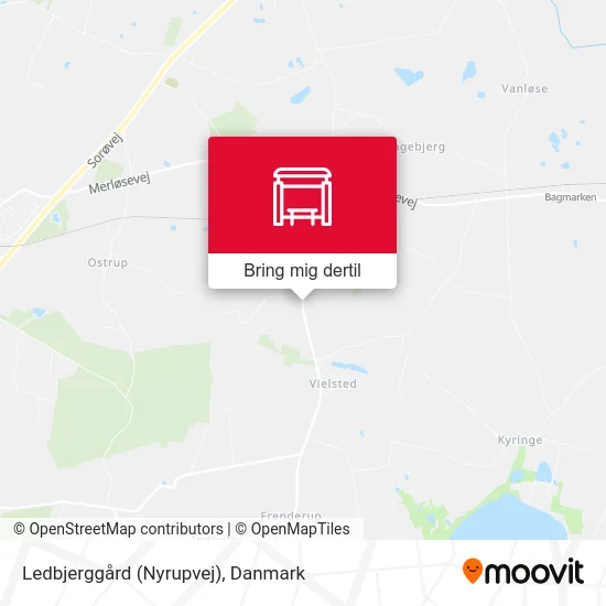 Ledbjerggård (Nyrupvej) kort