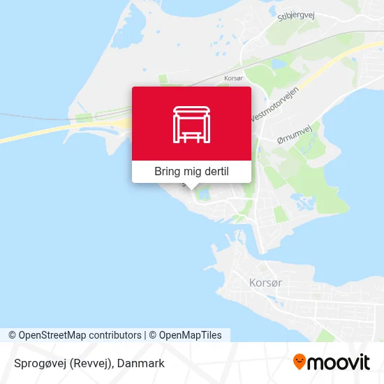 Sprogøvej (Revvej) kort