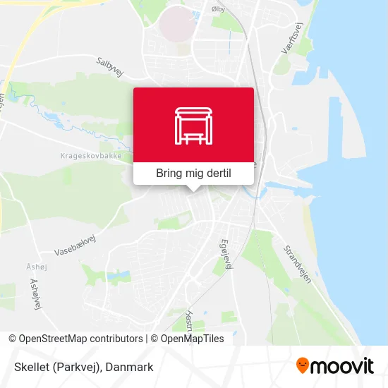 Skellet (Parkvej) kort