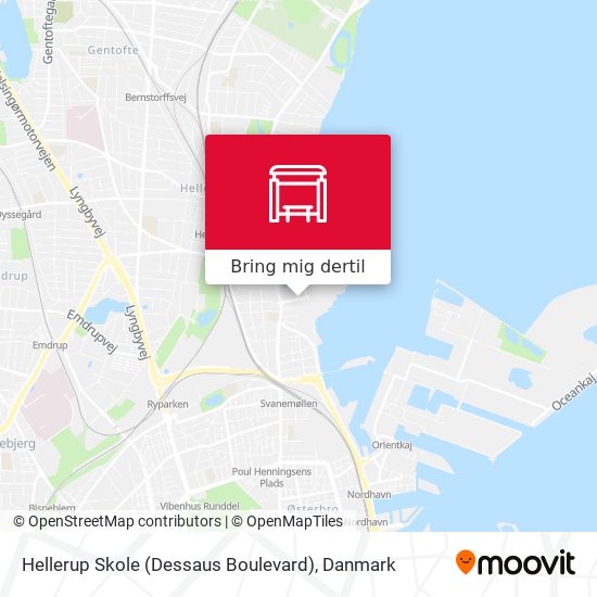 Hellerup Skole (Dessaus Boulevard) kort