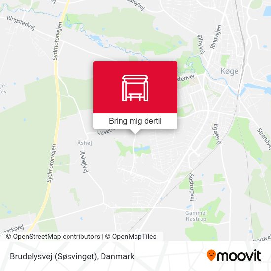 Brudelysvej (Søsvinget) kort