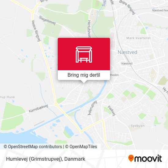 Humlevej (Grimstrupvej) kort