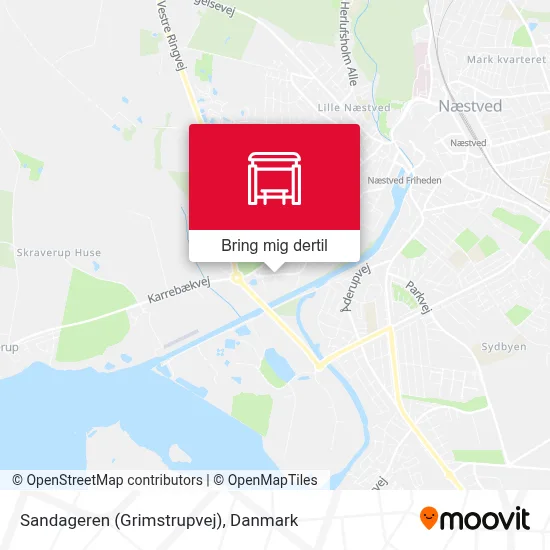 Sandageren (Grimstrupvej) kort