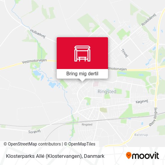 Klosterparks Allé (Klostervangen) kort
