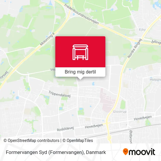 Formervangen Syd kort