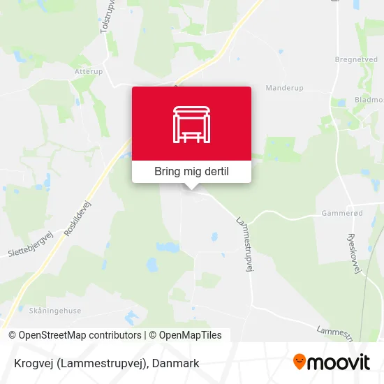 Krogvej (Lammestrupvej) kort
