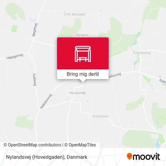 Nylandsvej (Hovedgaden) kort