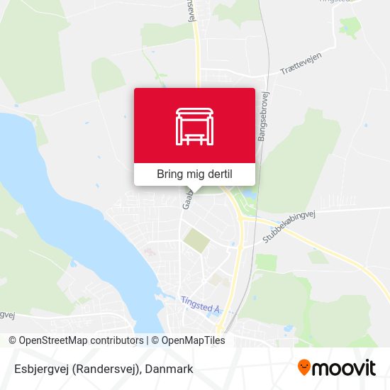 Esbjergvej (Randersvej) kort