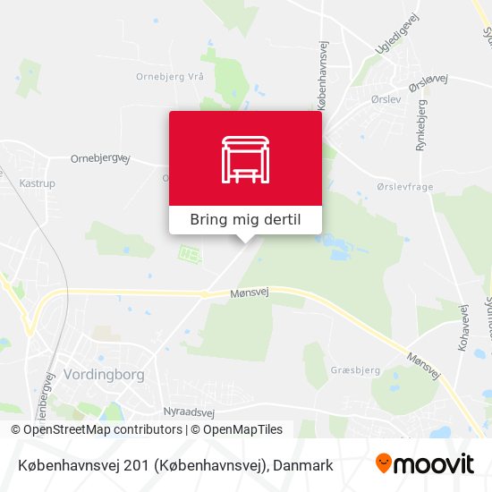 Københavnsvej 201 kort