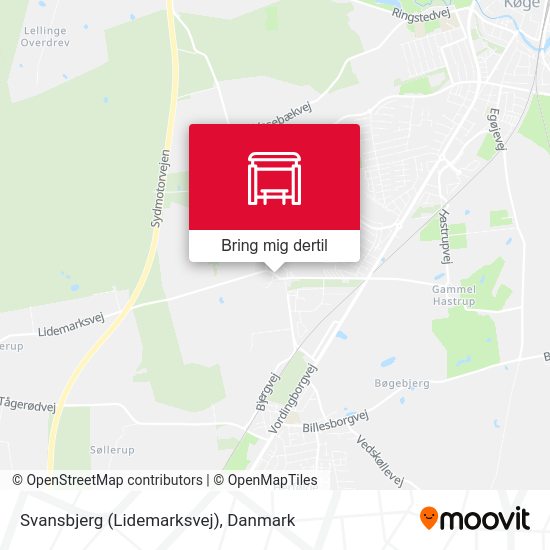 Svansbjerg (Lidemarksvej) kort