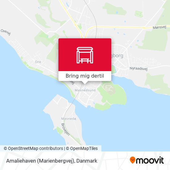 Amaliehaven (Marienbergvej) kort