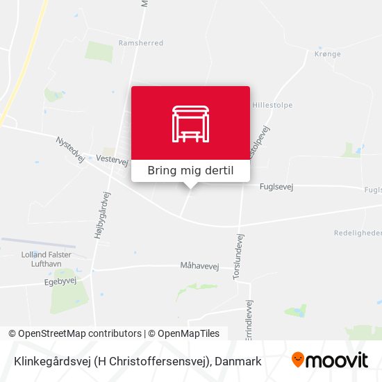 Klinkegårdsvej (H Christoffersensvej) kort