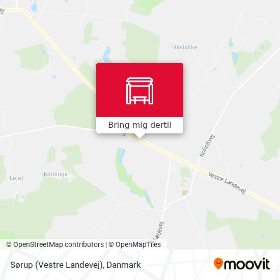 Sørup (Vestre Landevej) kort