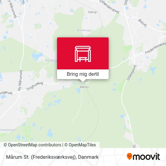 Mårum St. (Frederiksværksvej) kort