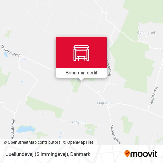 Juellundevej (Slimmingevej) kort