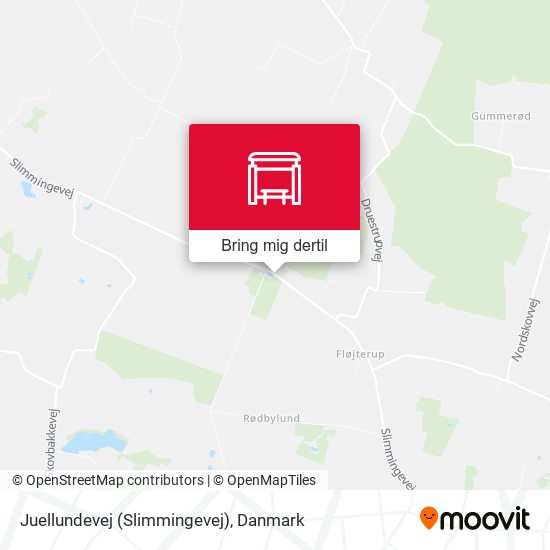 Juellundevej (Slimmingevej) kort