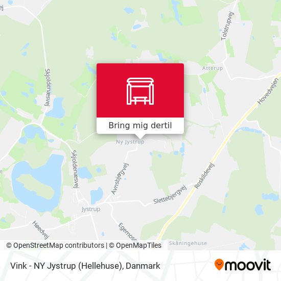 Vink - NY Jystrup (Hellehuse) kort
