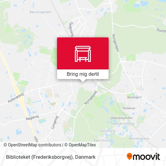 Biblioteket (Frederiksborgvej) kort