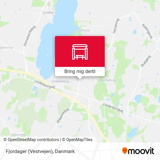 Fjordager (Vestvejen) kort