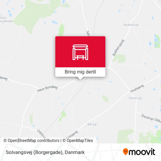 Solvangsvej (Borgergade) kort